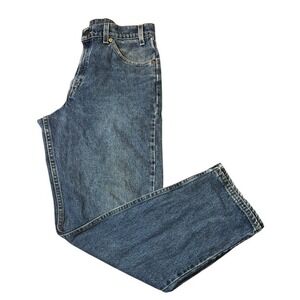 Vintage Levi's 550 Relaxed Fit Jeans 33x30 (31x30) USA 1997 Orange Tab